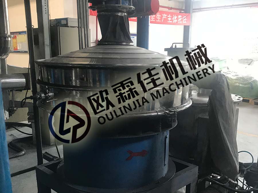 旋振篩使用現(xiàn)場(chǎng)